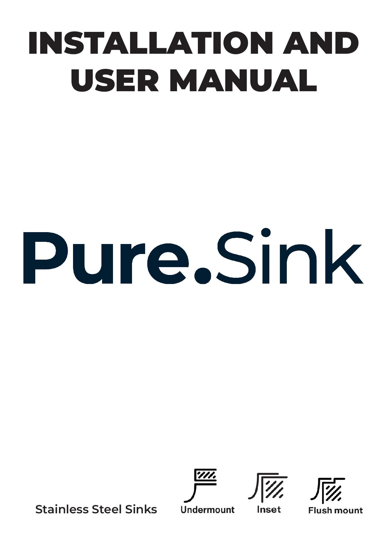 Stainless Steel Sinks Manual